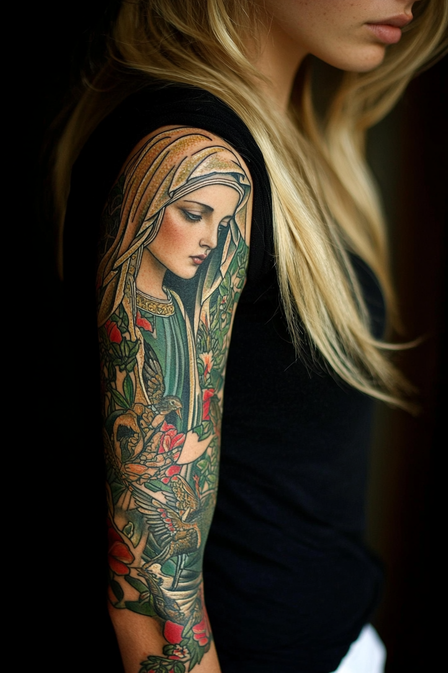 biblical-tattoos-for-women-sleeve