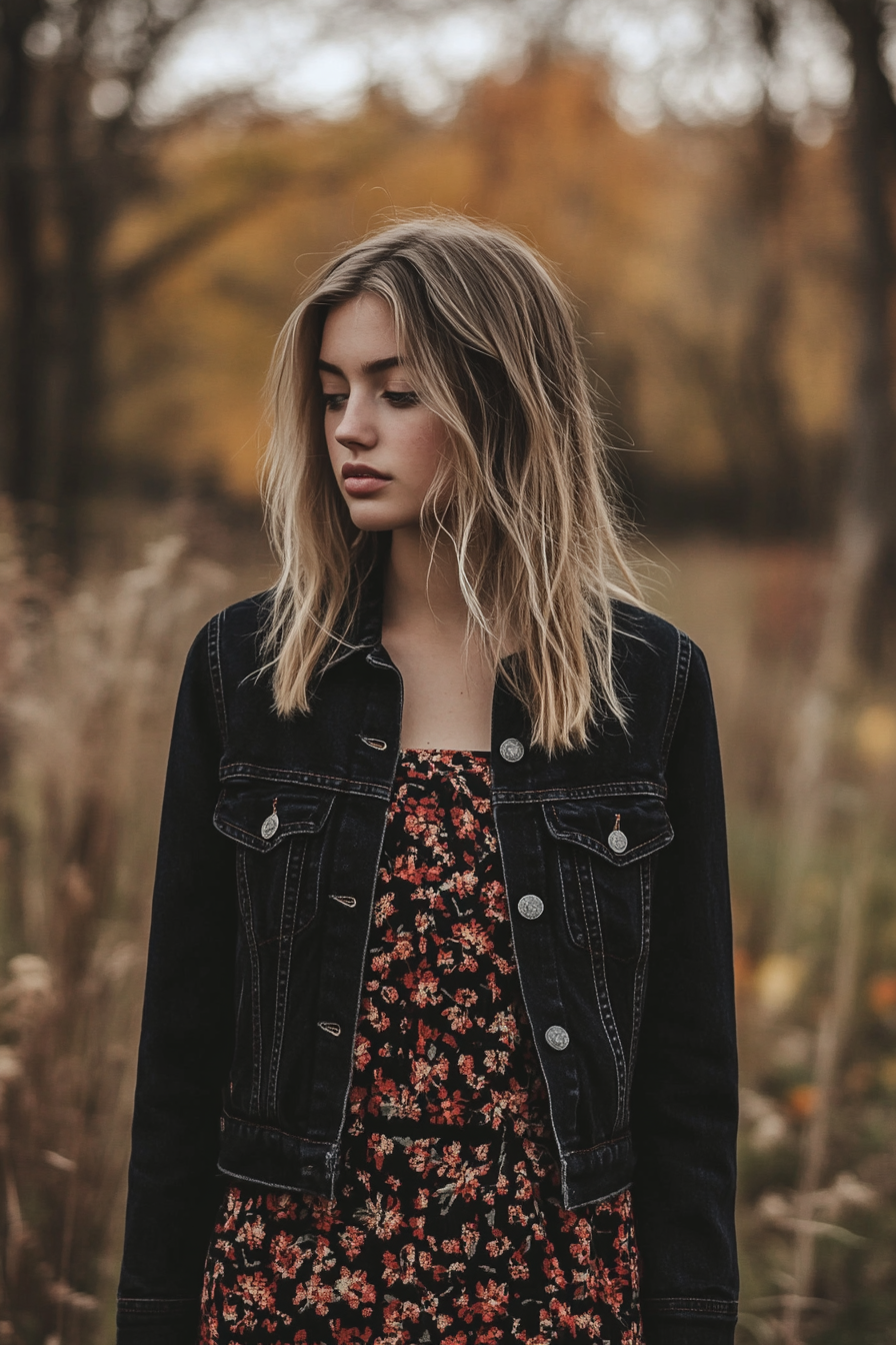 black-jean-jacket-outfits