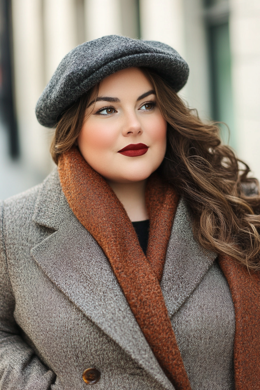 plus size winter outfits