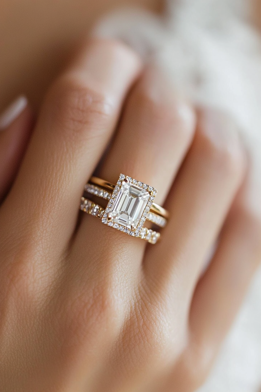 ring stacking ideas wedding bands