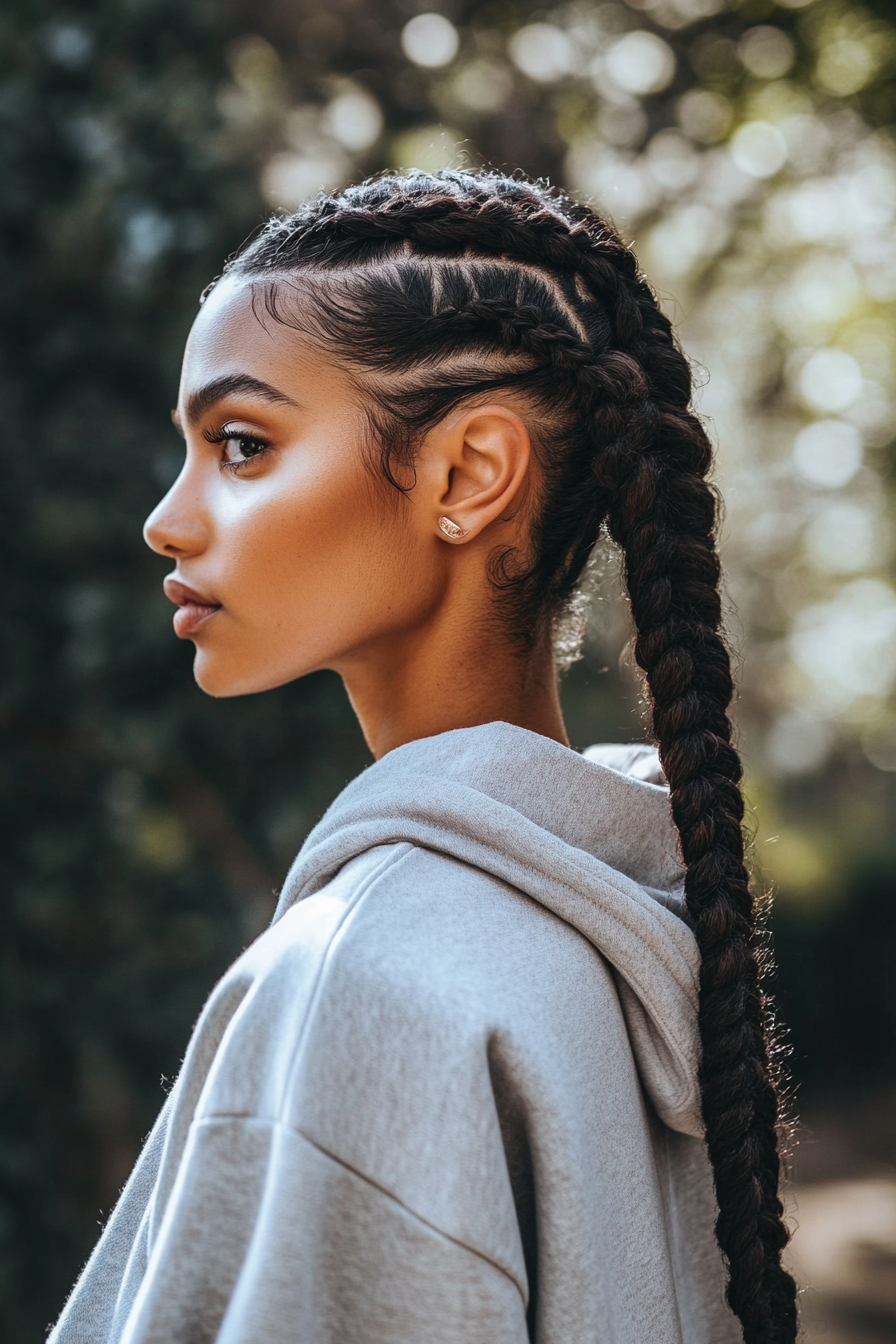 hoodie hairstyles