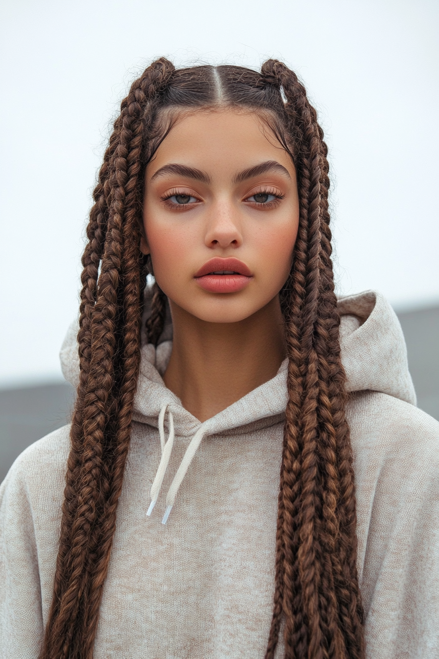 hoodie hairstyles