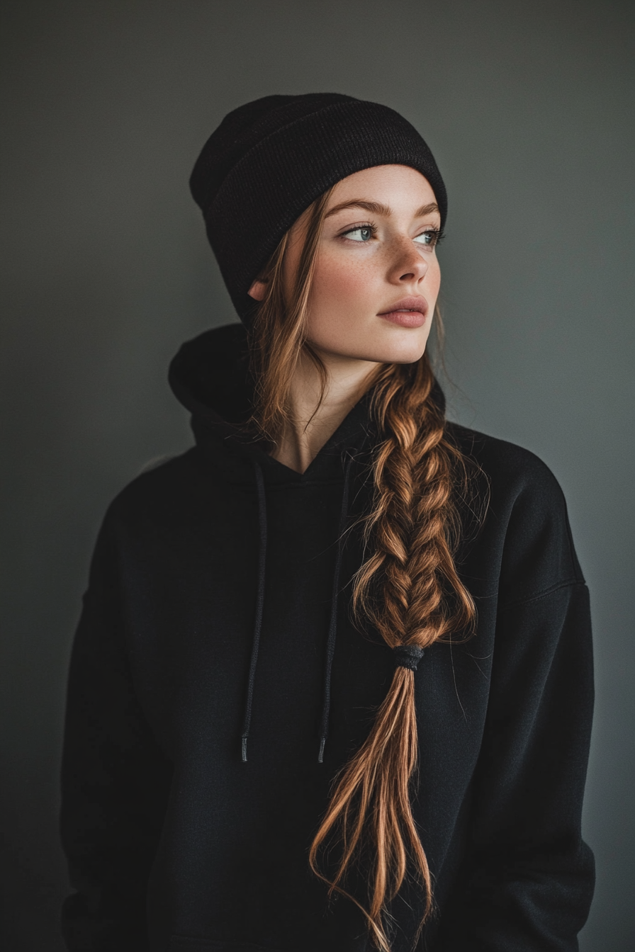 hoodie hairstyles