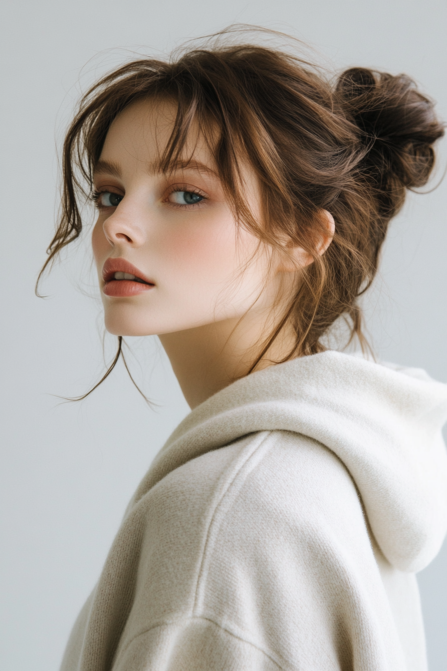 hoodie hairstyles