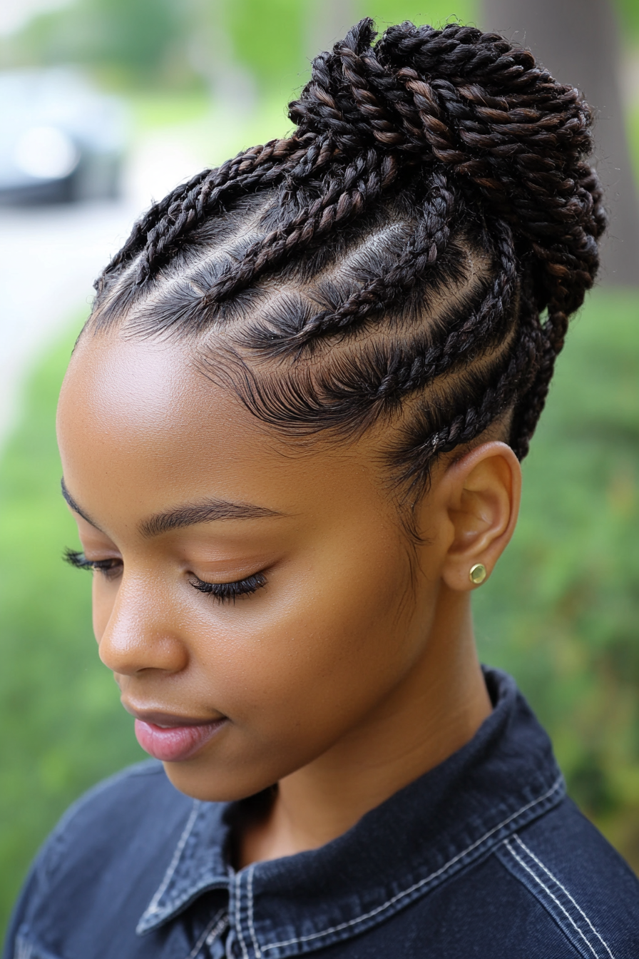 thin-locs-hairstyles