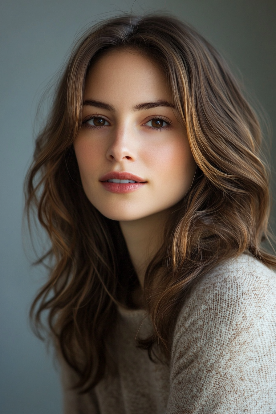 winter-highlights-for-brown-hair