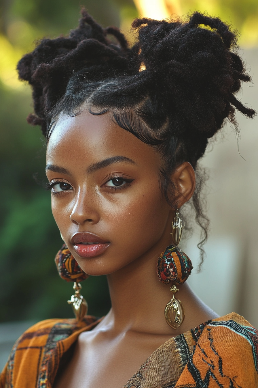thin-locs-hairstyles