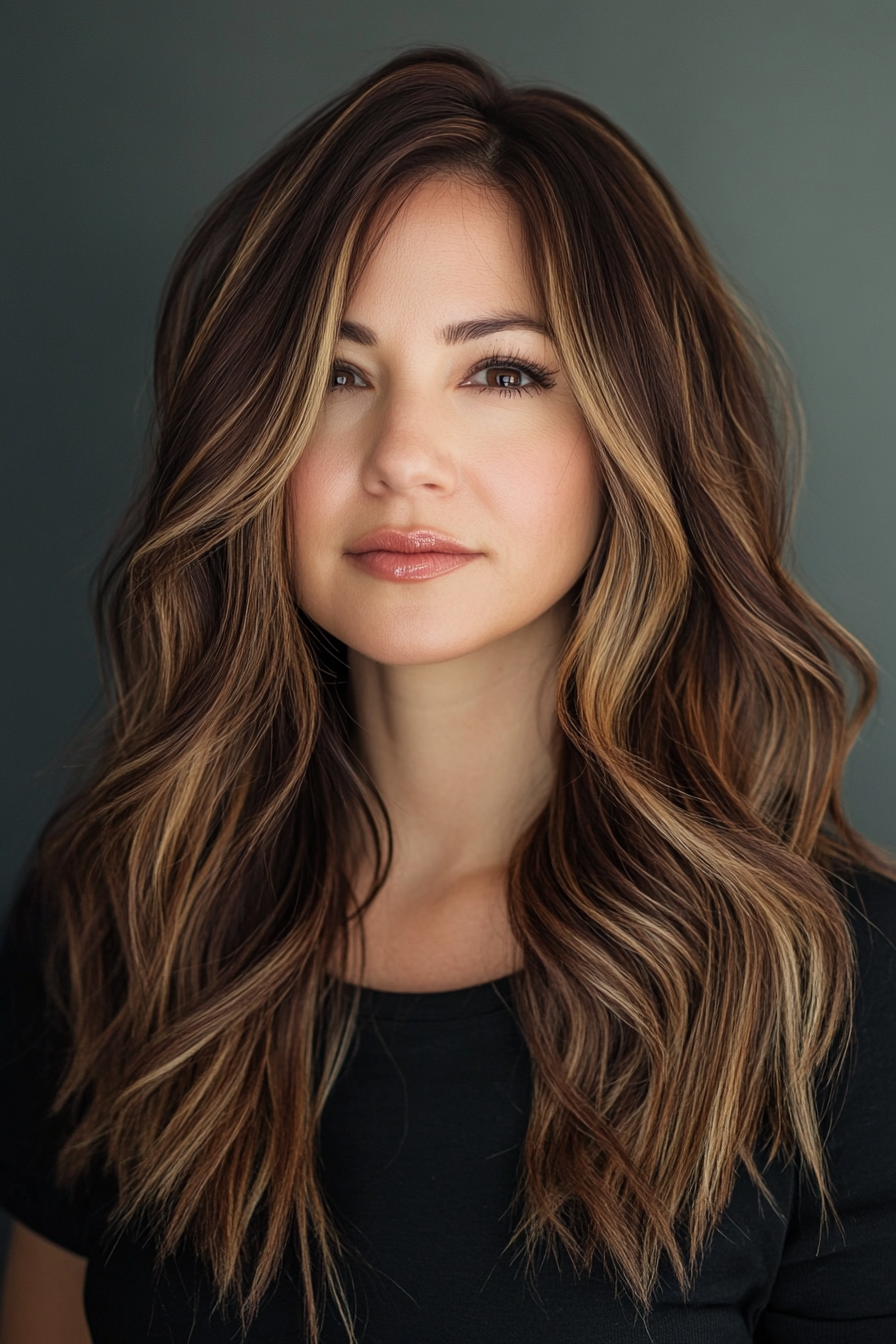 winter-highlights-for-brown-hair