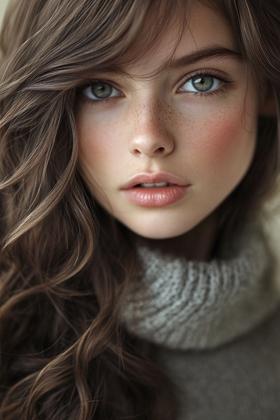 winter-highlights-for-brown-hair