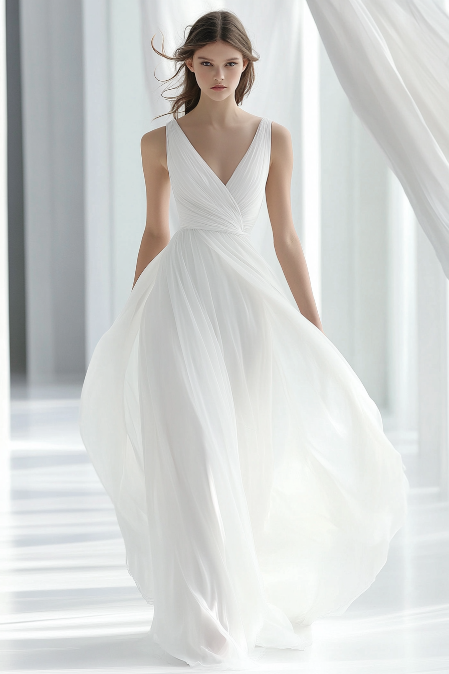 beach bride dress