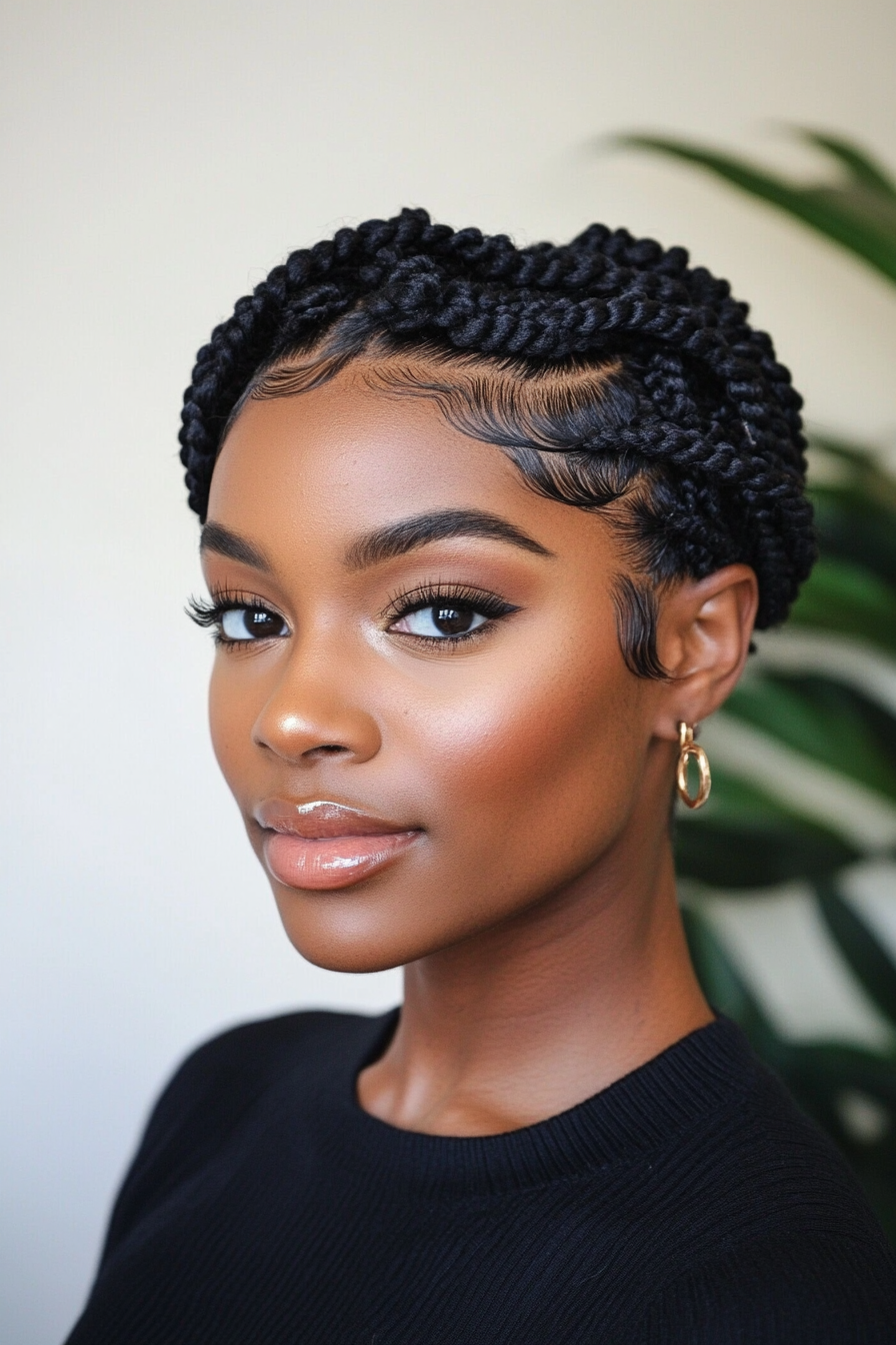 short-crochet-twist-hairstyles