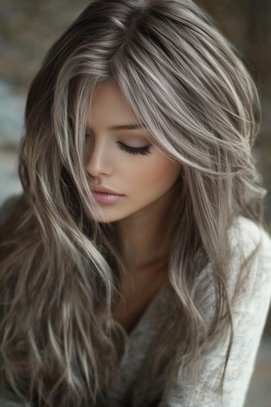 brown-hair-with-silver-highlights