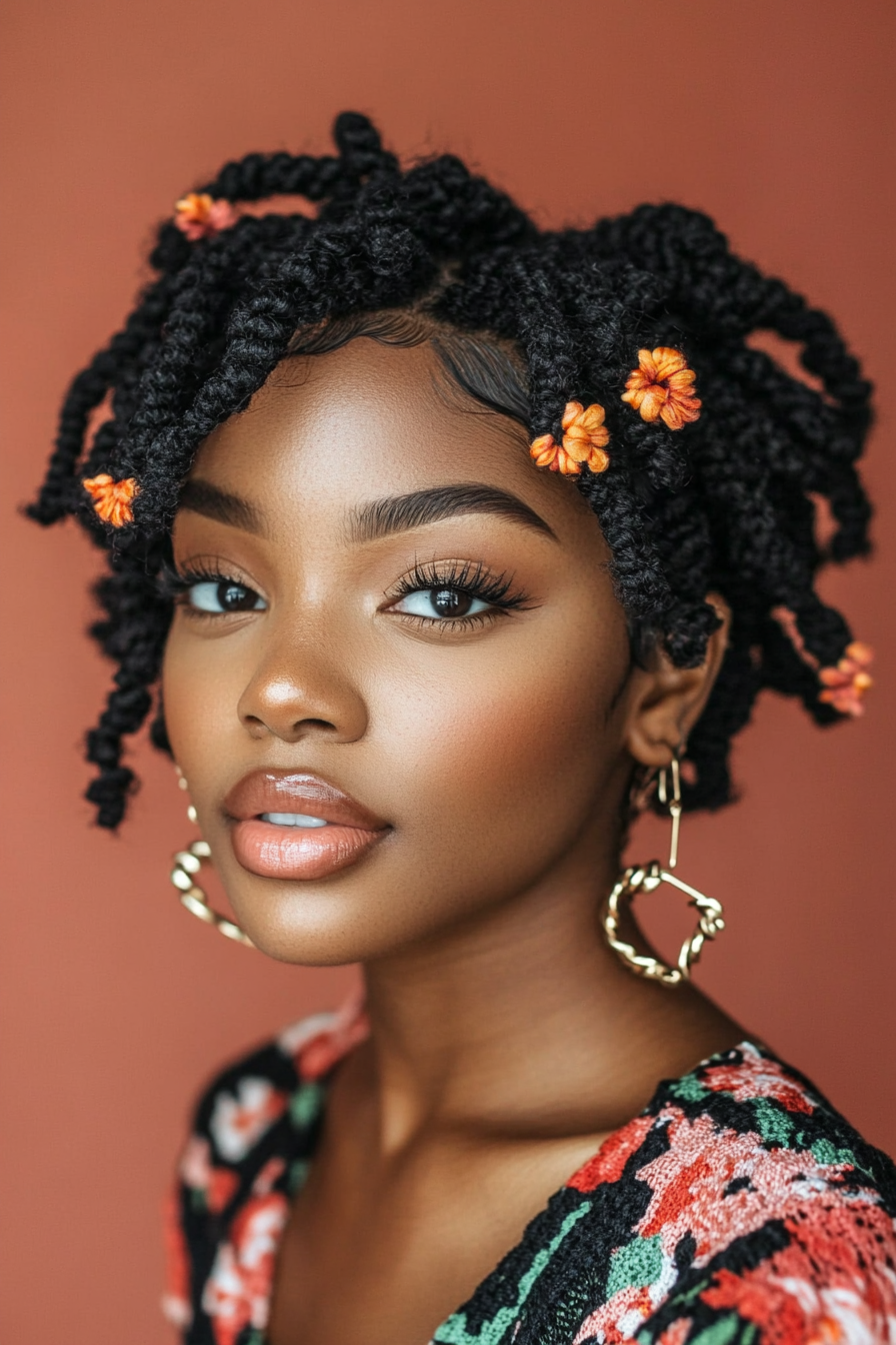 short-crochet-twist-hairstyles