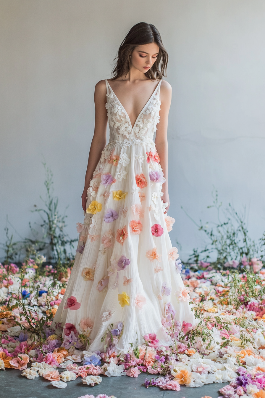 beach bride dress