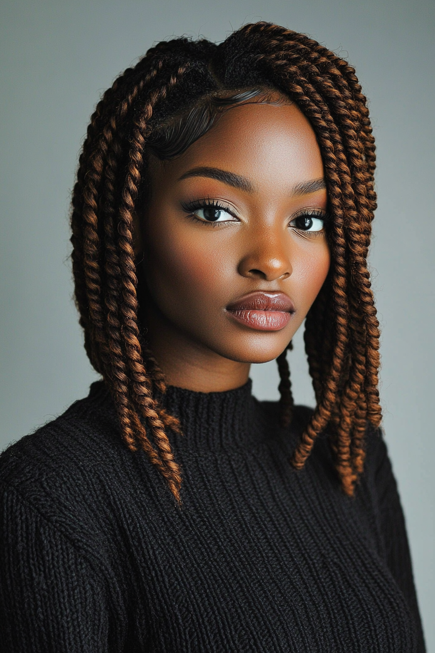 short-crochet-twist-hairstyles