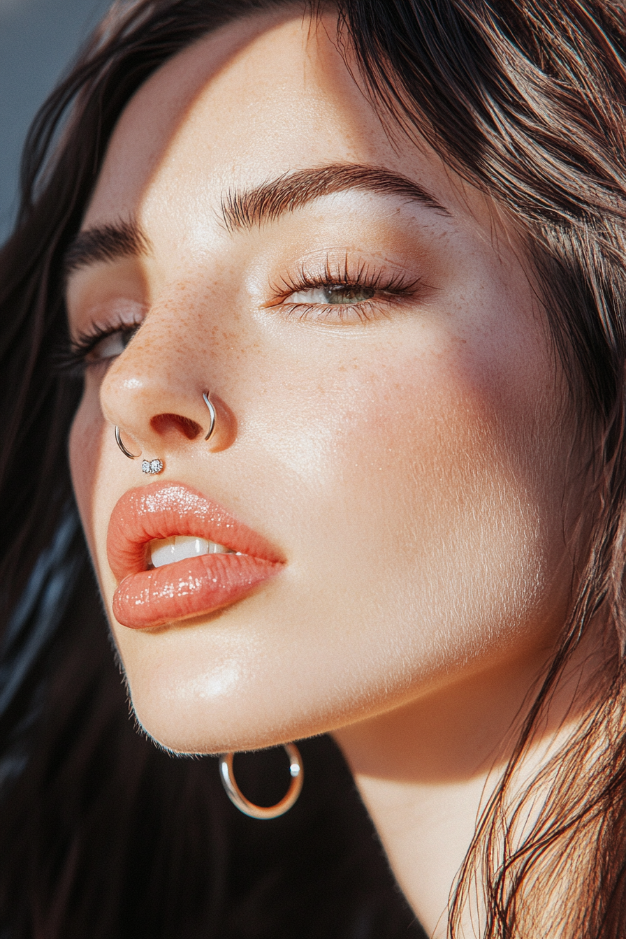 nose piercing