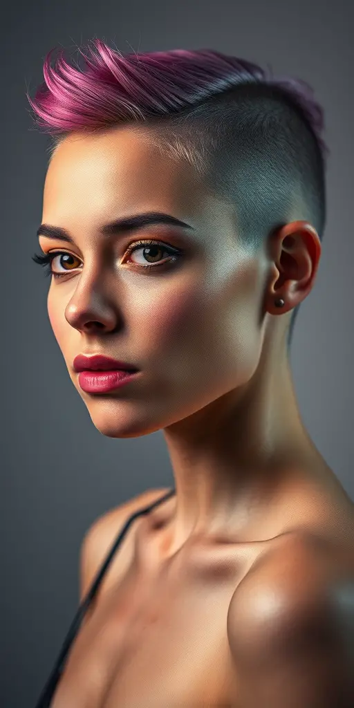undercut-with-long-hair-for-women